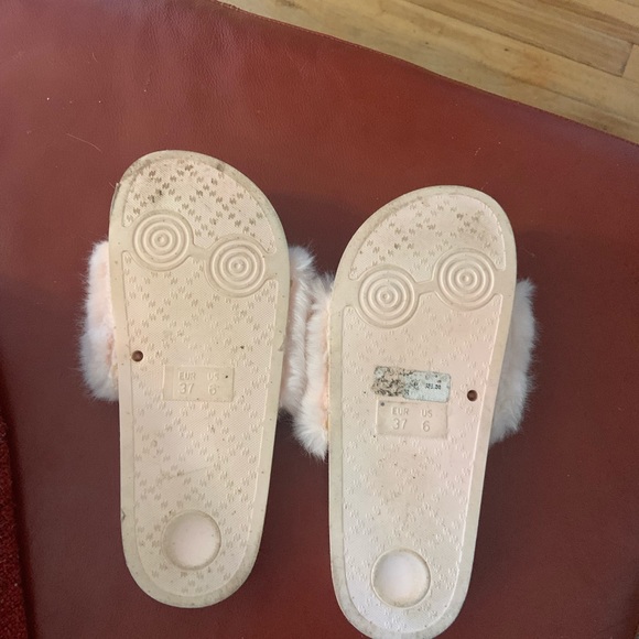 Aldo Light pink fur slides - Picture 2 of 4